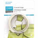 Unique 3036725 4 Round Rings 38 mm/1.5" 4 Pieces
